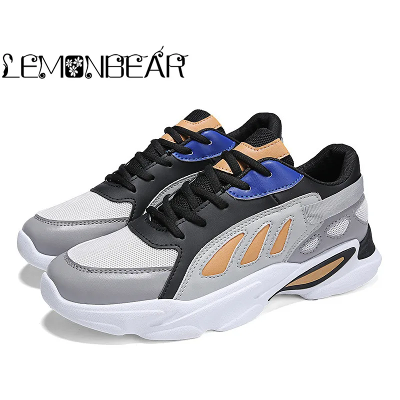 

Men's Vulcanize Shoes New Arrival Men Flats Shoes Breathable Fashion shallow breathable PU Lace-up Shoes Zapatos Hombre Mens