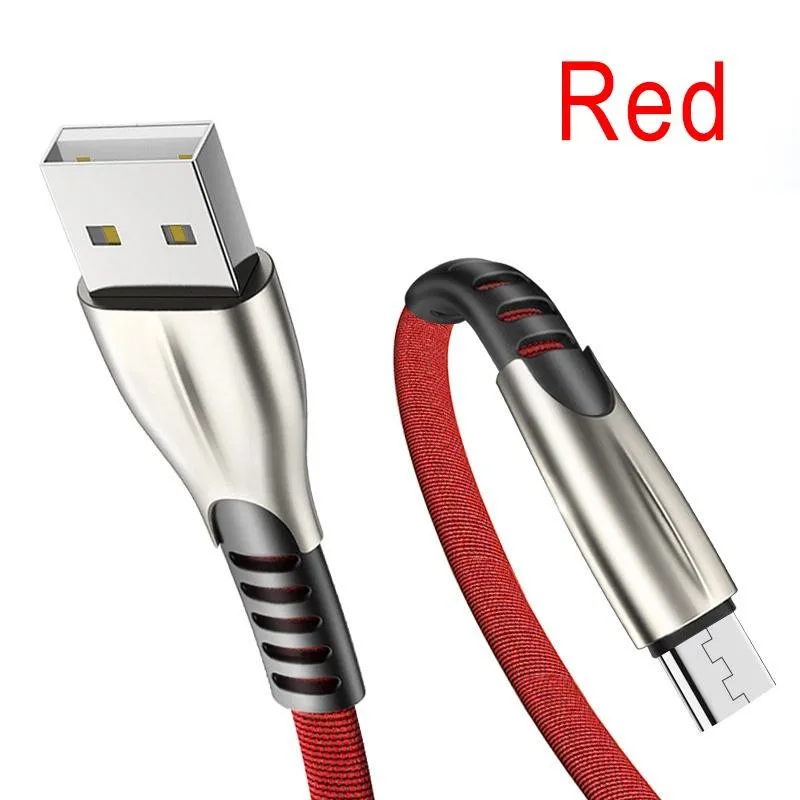 Кабель Usb type c 1 м, Кабель зарядного устройства для Android, Usb type c, Usb провод для huawei P20 P30 Lite LG G5 SE G6 G7 Q8 V20 V30 V30S type C 1 м - Цвет: red