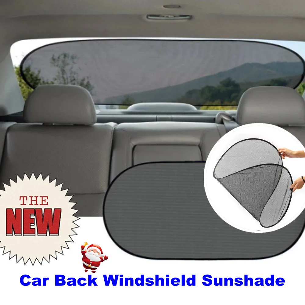 Car Back Window Sunshade Cover Auto Rear Window Sun Shade Cling Visor