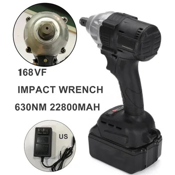 

168VF 630NM Electric Cordless Impact Wrench Drill Socket W/ LED Light & Battery 100% Brand New And High Quality