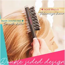 Новая стильная расческа для волос, пушистый плавник акулы, Складная расческа, профессиональная укладка волос, гладкая укладка волос Расческа для мужчин и женщин