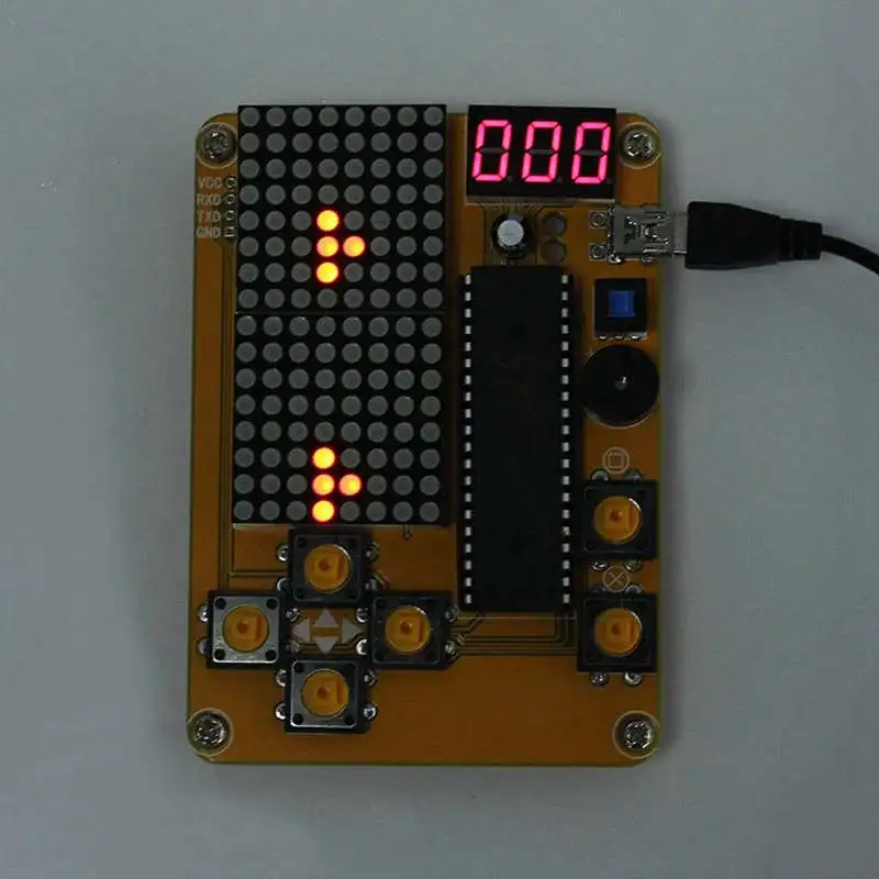 ABKT-Diy Набор игровой электронный смешной набор для тетрис/змея/самолет/гонки