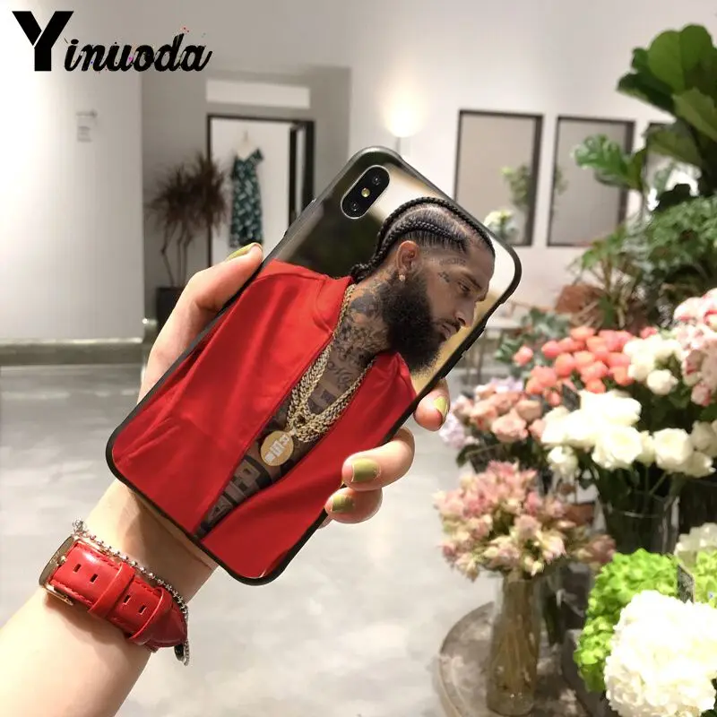 Yinuoda Рэппер Nipsey Hussle Coque Shell чехол для телефона Apple iPhone 8 7 6S Plus X XS MAX 5 5S SE XR 11pro max мобильный чехол