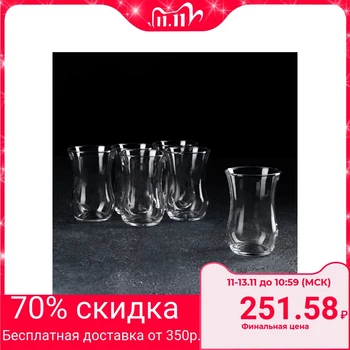 

Set of glasses for tea 6 pcs "Classic" 115 ml, 5.7 × 8.3 cm