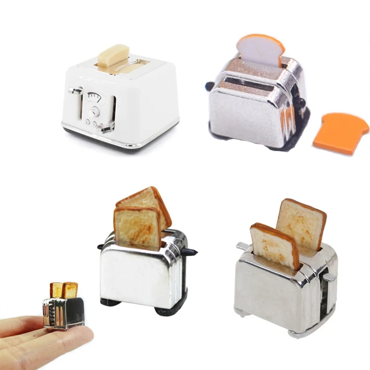 1/12 Scale dollhouse bread machine with toast miniature cute decorations toasTPA 