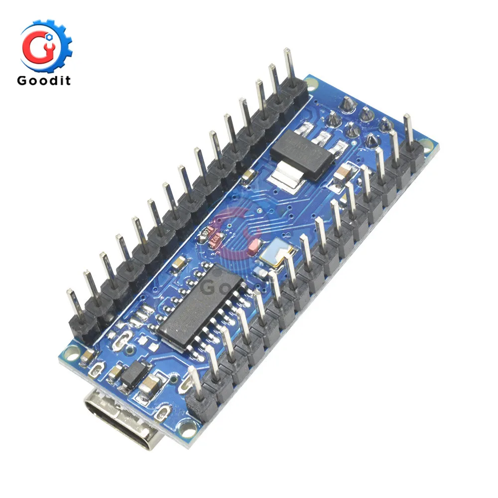 Адаптер типа C CH340 Nano V3.0 ATMEGA328P-MU ATMEGA328 микроконтроллер макетная плата для Arduino