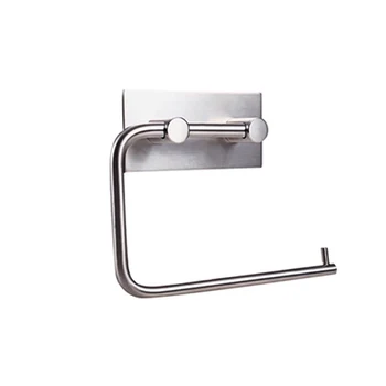 

Paper Roll Holder Wall Mount Towel Rack Modern Bathroom Toilet Kitchen Accessories Tissue Storage Stainless Steel Hanger