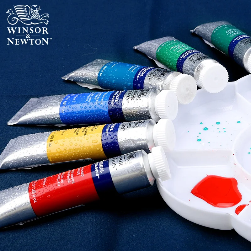 Winsor & Newton 10ml colore della pelle acquerello vernice tubo studente  acquarello Aquarelle per pittura forniture d'arte - AliExpress