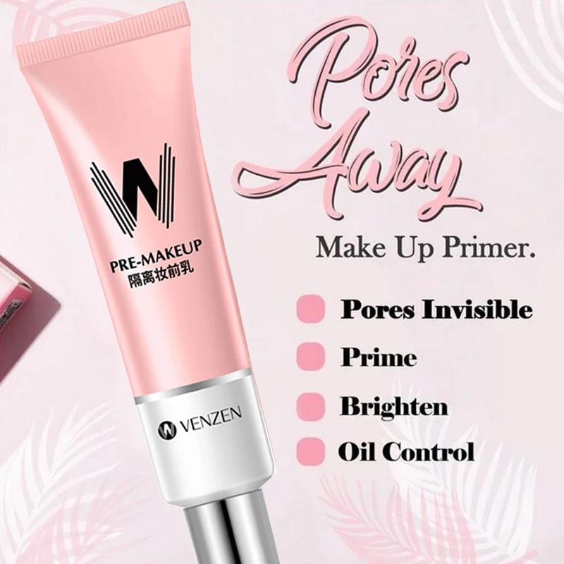 Professional Face Primer Cream Liquid Matte Make Up Concealer Pore Oil