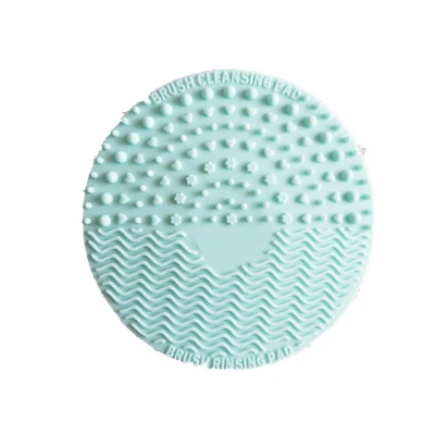 Mint Green Силиконовая Кисть для макияжа, очищающая подушечка, Палитра кистей, чистящий коврик, моющий скребок, подушечка, косметические средства для очистки макияжа - Handle Color: Mint Green