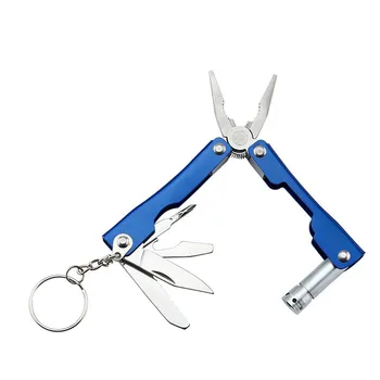 

Outdoor Camping Survival Tools Multitool Tactical Pliers Versatile Repair Folding Screwdriver Stainless Steel EDC Gear With Led