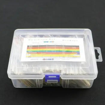 

73 Values 1% Precision 1-470kohm Metal Film Resistor Assortment Tool Supplies