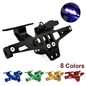 

For BMW C600 C650 Sport C650GT C400GT S1000RR F650GS CNC Motorcycle Rear License Plate Mount Holder and Adjustable Angle License