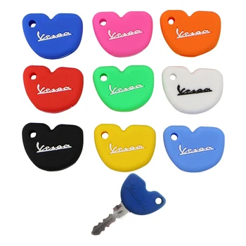 

30 pcs Silicone Key Case Cover for Vespa Enrico Piaggio GTS300 LX150 Fly 125 3vte Gts 200 Motorcycle Key Auto Accessories
