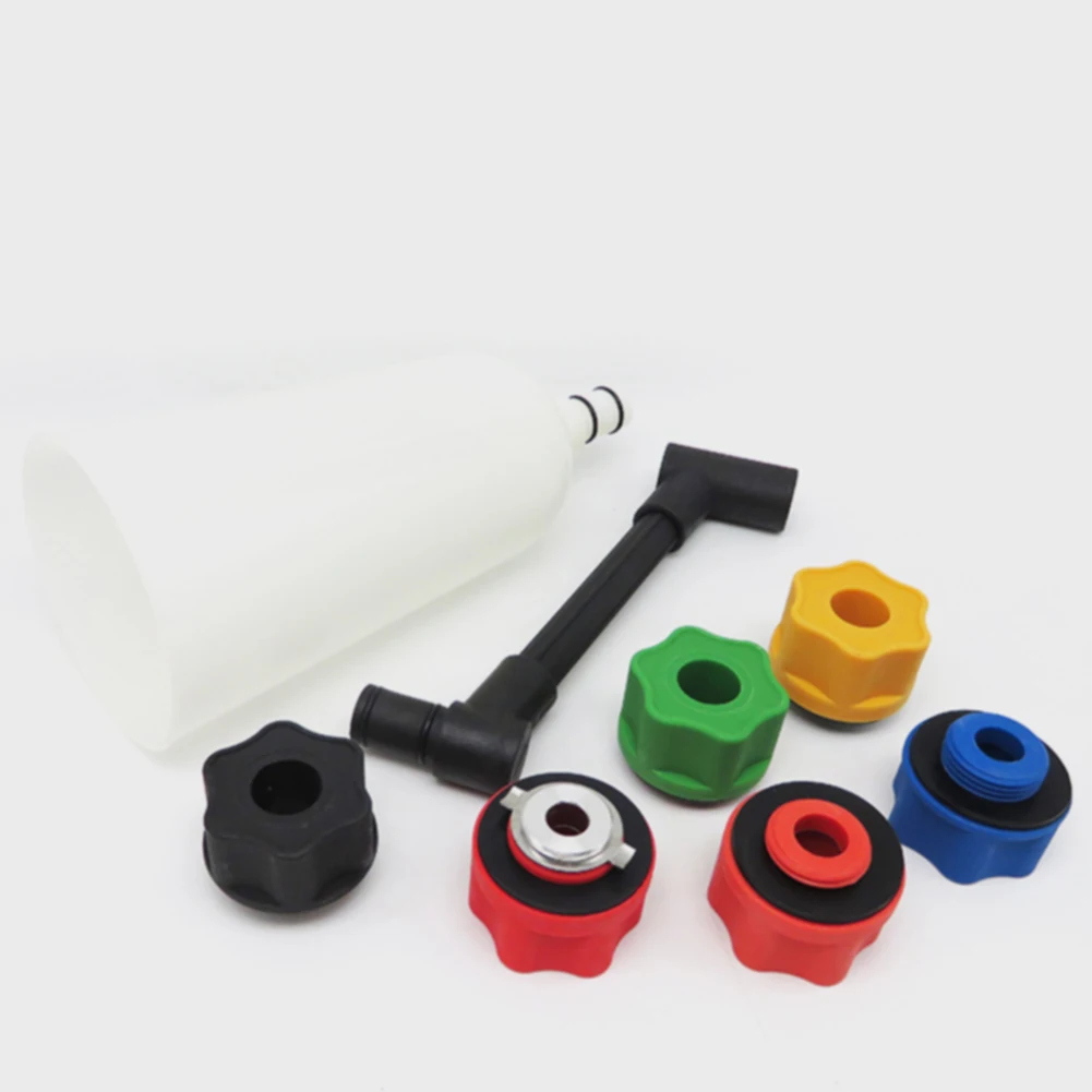 

8pcs Plastic Hands Free Filter Spillproof Engine Tool Filling System Auto Universal Repair Oil Funnel Set Tool Car Topping Up