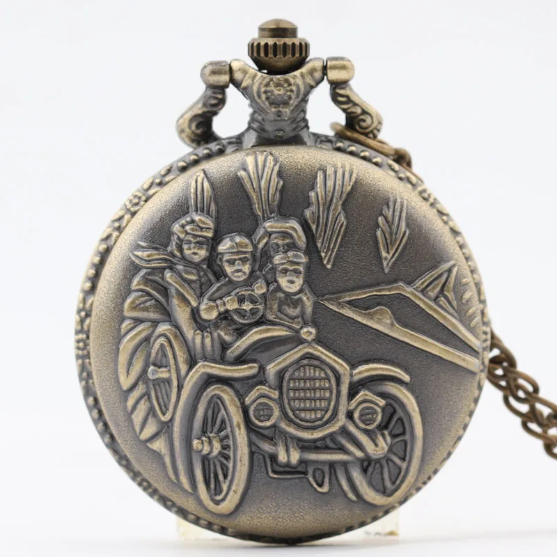 Pocket & Fob Watch Vintage Bronze Car Desgin Quartz Pocket Watch Necklace Pendant Watch Chain Xmas Watch Gift Pocket & Fob Watch Vintage Bronze Car Desgin Quartz Pocket Watch Necklace Pendant Watch Chain Xmas Watch Gift