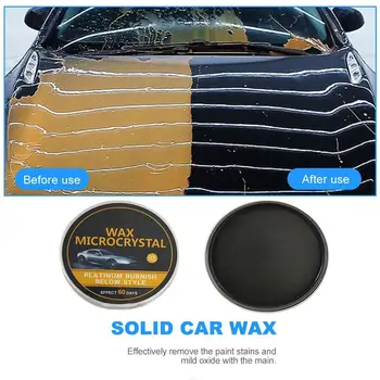 

Scratch Repair Solid Car Wax Restoring Agent Car Scratch Remover Wax Waterproof Styling Crystal Hard Car Polish Wax With Sponge