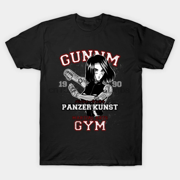 Мужская футболка GUNNM GYM Alita Battle Angel Футболка wo футболки | одежда