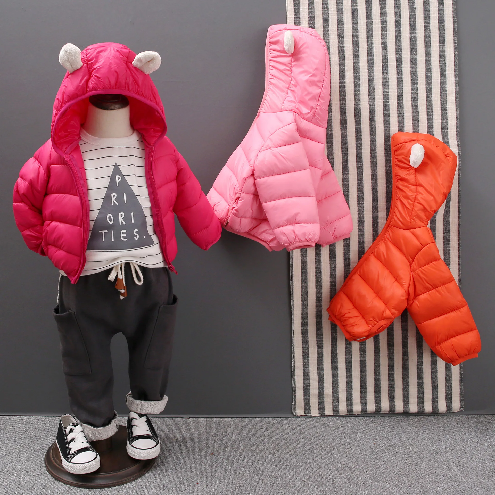 Winter Cotton Jacket for Girls Clothes Parka Hooded Russian Winter Coat 2019 New Children Outerwear Clothing Boys Coats Winter