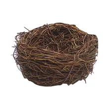 Ротанговая гнездовая Птичье гнездо реквизит ручной работы Henhouse домашнее украшение натуральное ручной работы пасхальное Птичье гнездо