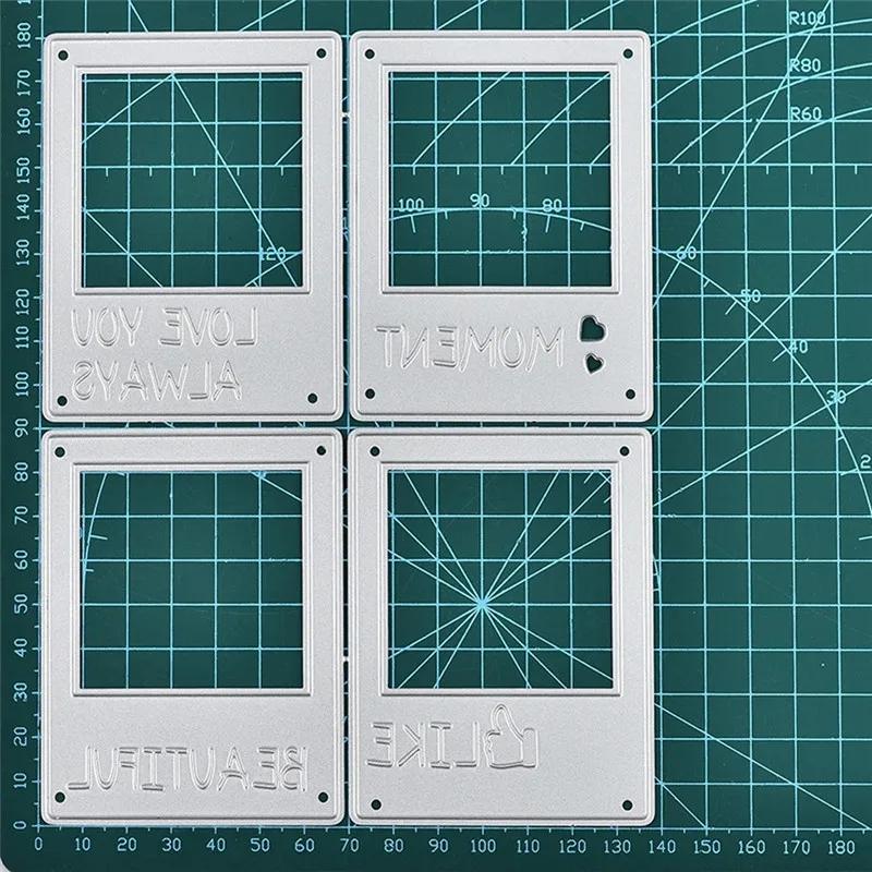 DiyArts трафареты букв рамка металла резки штампы для изготовления карт Скрапбукинг тиснение фон высечки Крафтовая окраска