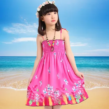 

Girls Dress 2-12 Years Old Fashion Beach Girls Summer Dress Kids Casual Dress for Girls Clothes ST10