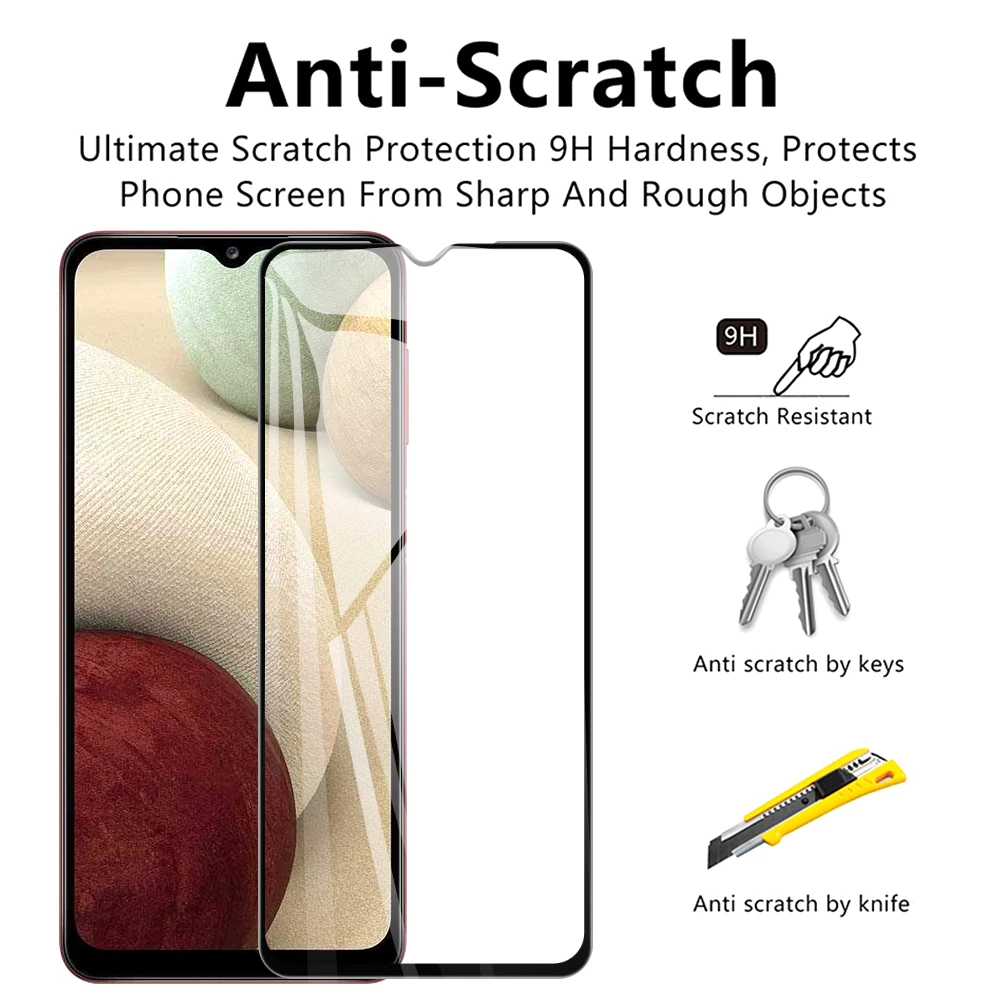 cell phone screen protector 2pcs Protective Glass for Samsung Galaxy A20 A30 A10 A50 S A20E A01 A31 A41 A21S M 10 20 30 32 A12 A52 A72 M52 5G Tempered Glass mobile phone screen protector