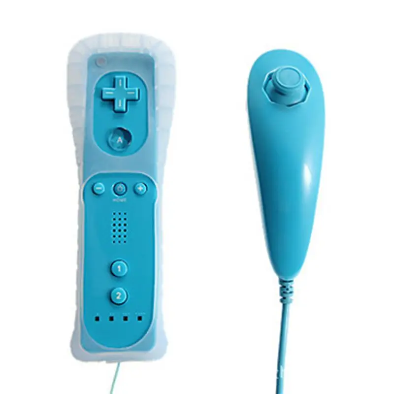 

1 Set 2 in 1 Wii Left/Right Wireless Gamepad Bend Remote Motion Plus Gaming Controller