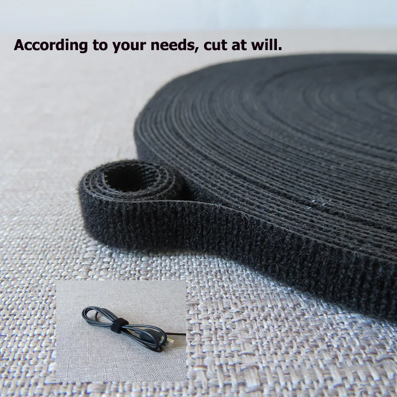 Safe Magic Tape Hook And Loop Double Sided Velcro Fastener Without Glue For Bow Tie Wire Strap Desktop Sewing Garment Accessory | Дом и сад