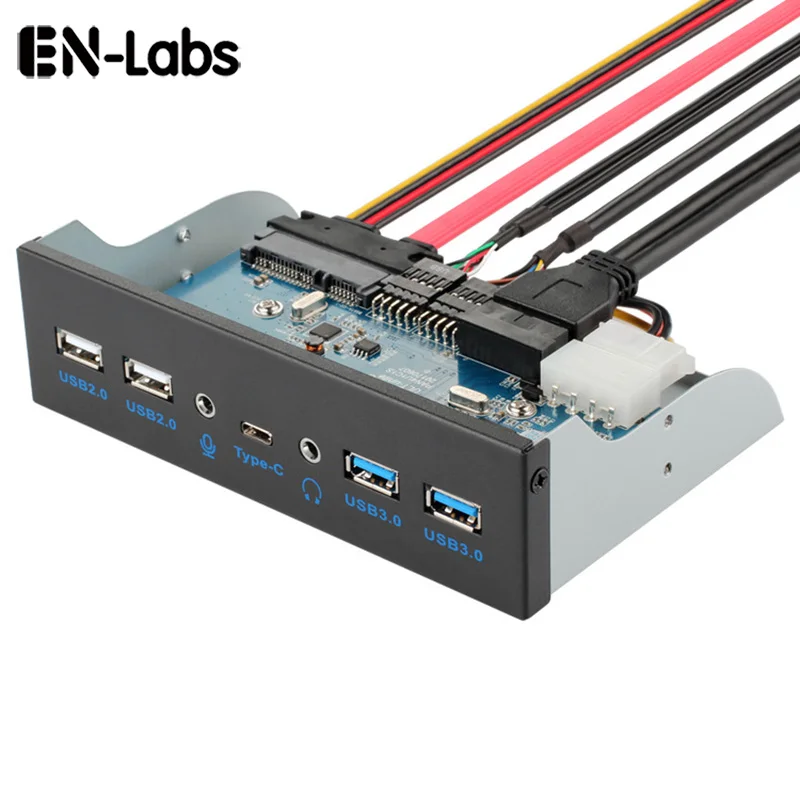 Multiport USB-C Splitter w USB Interno 3.0 a 2.5 SATA Adaptador 3