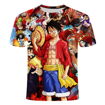 

Funny One Piece T Shirt Japanese Anime Shirt Men T-shirt Luffy T Shirts Clothing Tee Shirt Printed Tshirt Short Sleeve Top Tee