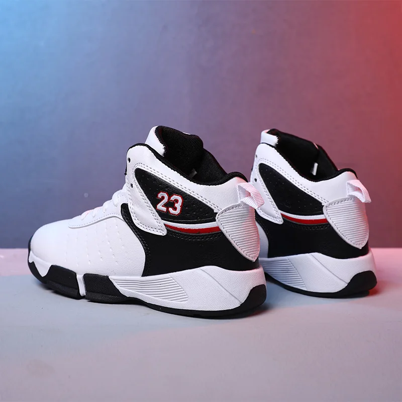 Баскетбольная обувь для мальчиков высокое качество мягкие Нескользящие Детские