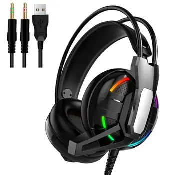 

RGB Marquee Stereo Bass Wired Gaming Headset with Microphone for Xbox PC Gamer