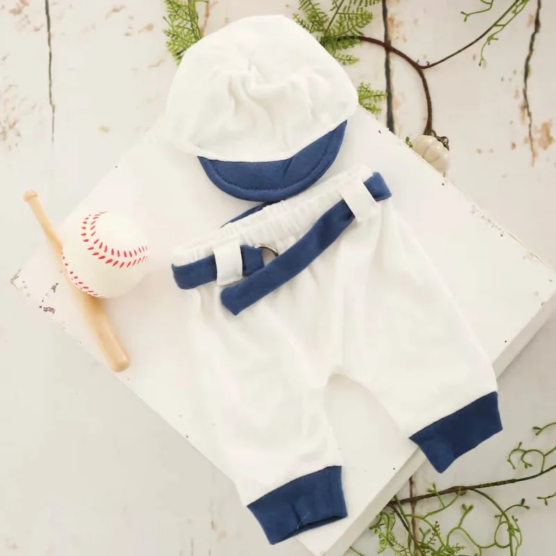 Newborn Baby Boy Photography Props Sport Clothes Infant fotoshooting Outfits Baby Photoshoot Police Outfits fotografia Accessory