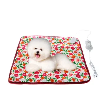

40*40cm 220V Warm Pet Cat Dog Electric Heated Heating Pad Mat Blanket Bed