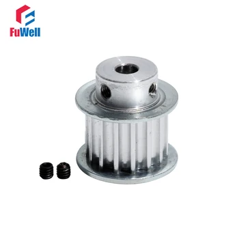 

HTD 5M-14T Timing Pulley 16mm Belt Width 14Teeth Timing Belt Pulley 6/6.35/7/8/10mm Bore Aluminum Alloy 5M Transmission Pulley