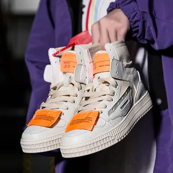 

Unisex Botas Men High Top Vulcanized shoes Canvas Sneakers Platform Flats Spring Autumn Tenis Masculino Zapatillas Hombre