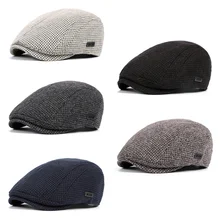 Британский стиль шляпа "Бейли" Мужская Корейская версия Осень-Зима Новая шапка Толстая теплая вязаная шапка
