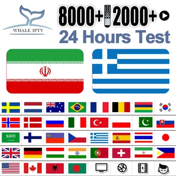 

WhaleIPTV Greece IPTV 8000+ Iran Finland Germany Canada m3u IPTV enigma2 Smart TV Android TV box with xxx