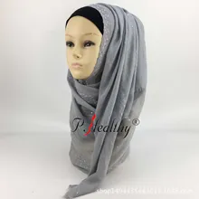 2017 Versitile Fashion New Style Sequin Stripes Scarf Shorthair