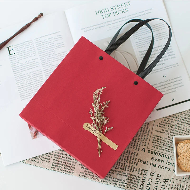 

12 шт./лот, Новое поступление, изысканная простая Подарочная сумка в Корейском стиле для губной помады, бумажная сумка для покупок, для вечеринок и свадеб