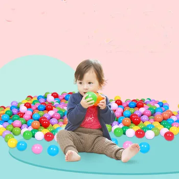 

Play Balls Soft Plastic Non-Toxic Phthalate-Free Crush-Proof Pit Balls Baby Kids Toy Swim Pit Toys