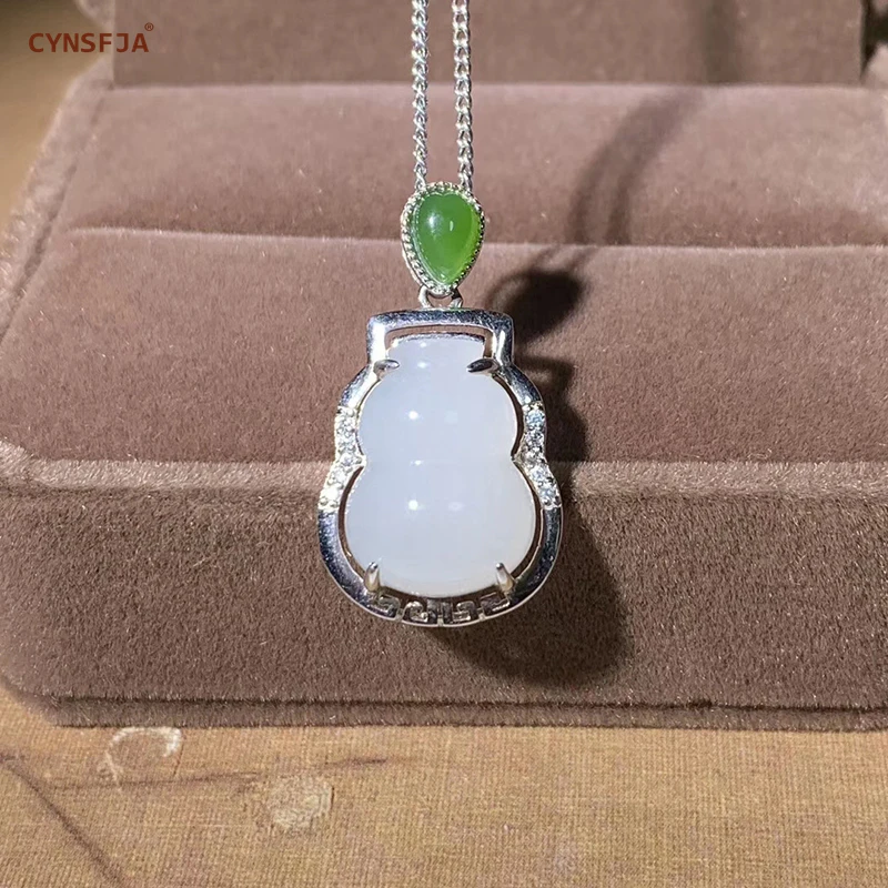

CYNSFJA Real Certified Natural Chinese Hetian Jade Amulet Wealthy Jade Pendant High Quality Hand Carved Artwork Wonderful Gifts