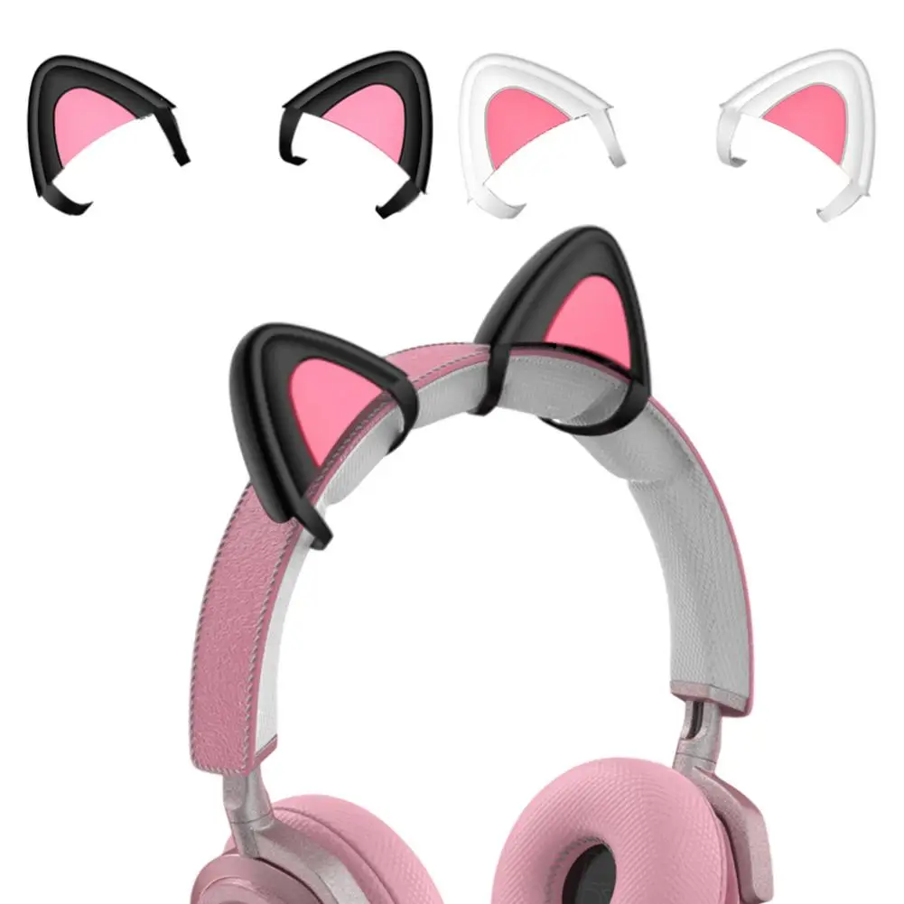 Cute Pink Headphones Accessories Cat Ear Suitable For Headphone Gaming