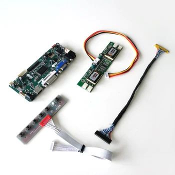

For LTM190EX-L01/L05 LCD monitor panel HDMI+VGA+DVI CCFL LVDS 30Pin MNT68676 screen controller drive board 19" 1280*1024 DIY kit