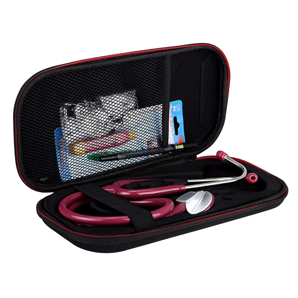 

Stethoscope Storage Box Shockproof Household Zipper Portable Hard Organizer EVA Travel Protective Case Carry Multifunction