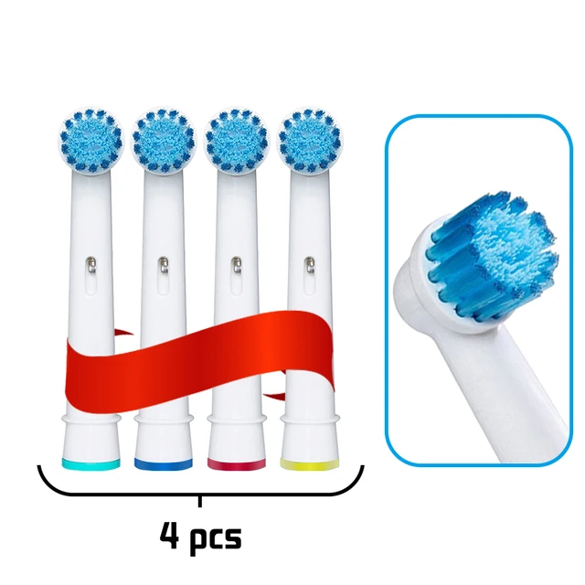 Oral B Electric Toothbrush Heads Replaceable Brush Heads For Oral B Electric Advance Pro Health Triumph 3D Excel Vitality 4pcs EB17 4pcs