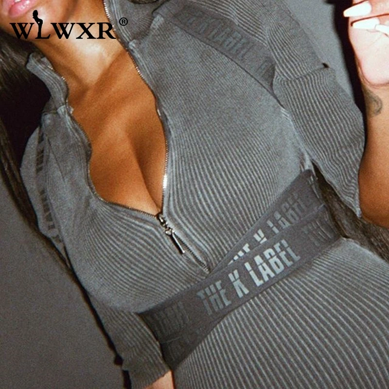 WLWXR, Повседневный, обтягивающий, сексуальный, клубный, романтический женский комбинезон, облегающий, комбинезон, женские комбинезоны, вязанный, зимний, женский короткий комбинезон