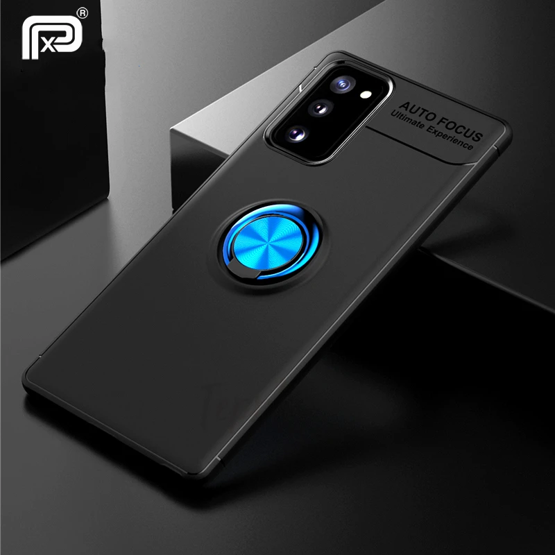 For Xiaomi Redmi 9T Case Silicone Soft TPU Ring Magnetic Holder Back Cover for 6.53 inch funda | Мобильные телефоны и