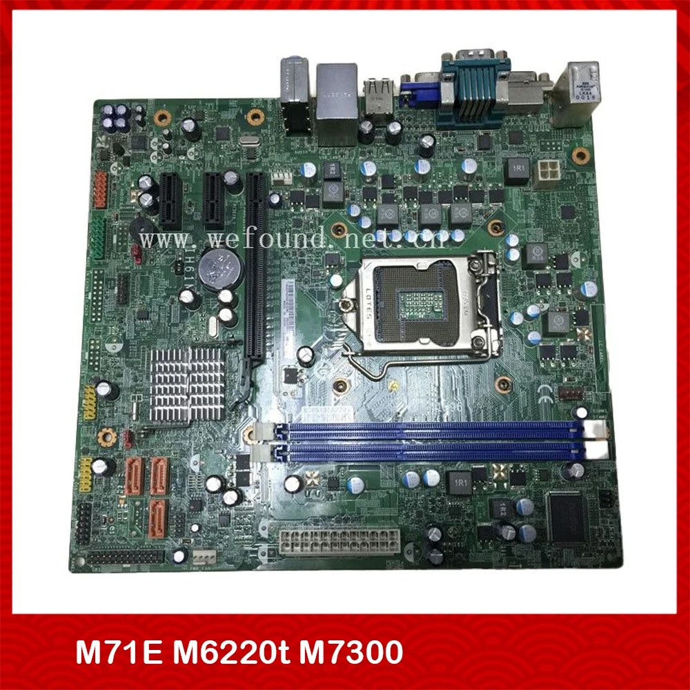 100% Working Desktop Motherboard For Lenovo M71E M6220t M7300 IH61M 03T6014 03T8157 03T8179 Fully Tested Good Quality | Компьютеры и